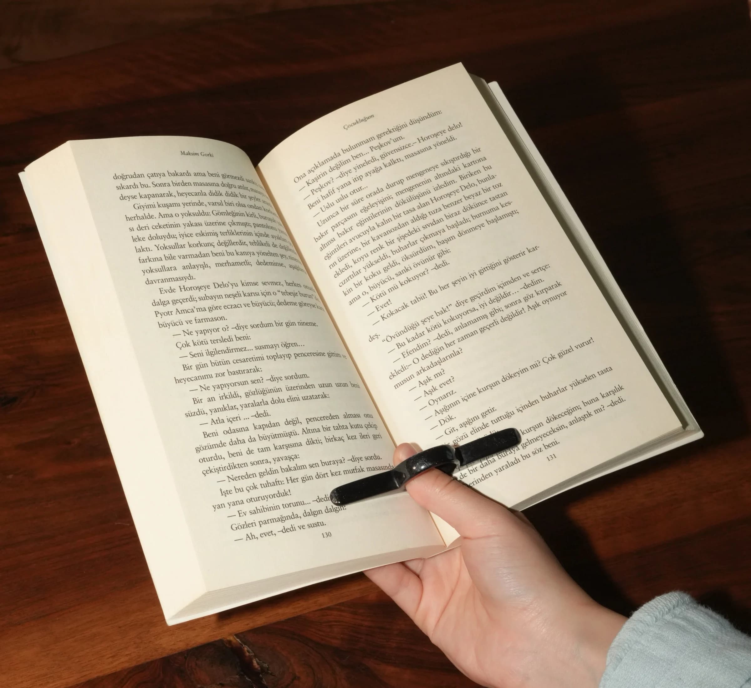Resin Page Holder